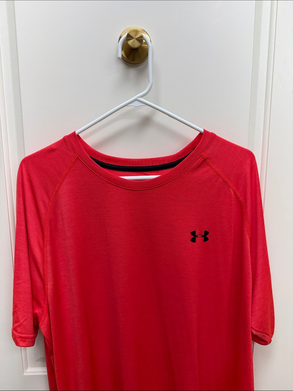 Under Armour Bright Red Short Sleeve Performance Tee - Picture 3 of 10